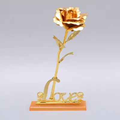 Valentine Gold Plated Rose